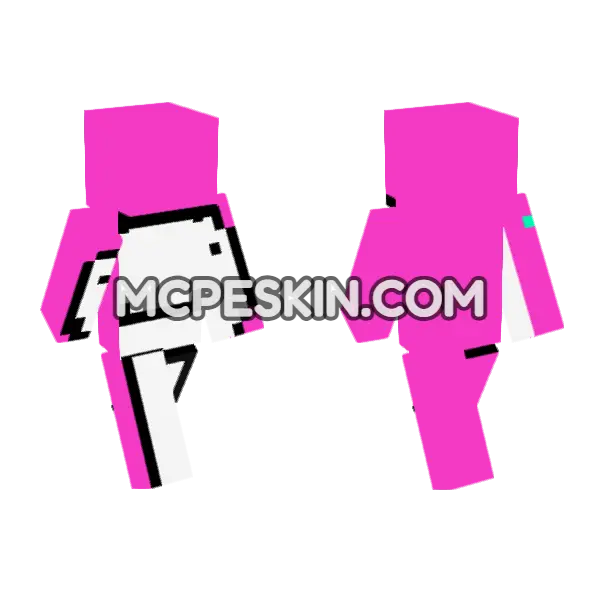 Dream 21 Skin Minecraft Bedrock skin, front and back