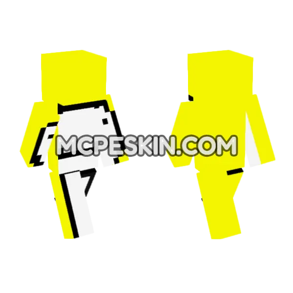 Dream 3 Minecraft Bedrock skin, front and back