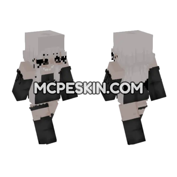 Dress 5983739 Minecraft Bedrock skin, front and back