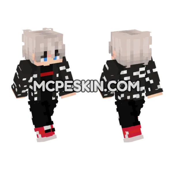 Dripado Skin Minecraft Bedrock skin, front and back