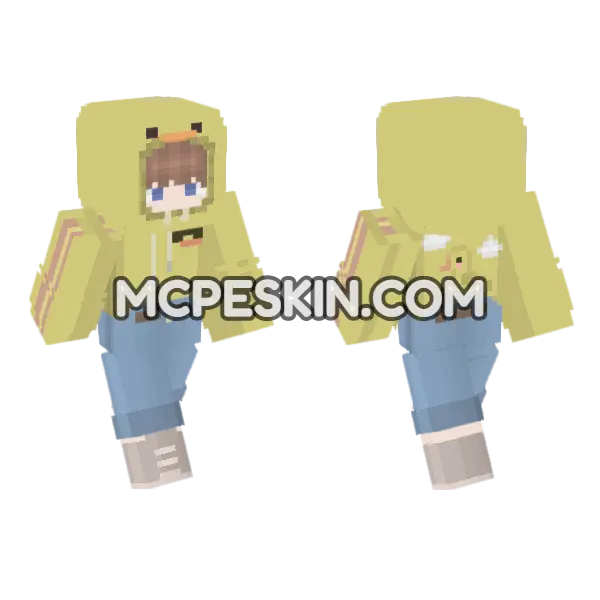 Duck Hoodie Outfit, front and back