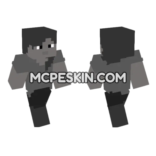 Dummy Alex Minecraft Bedrock skin, front and back