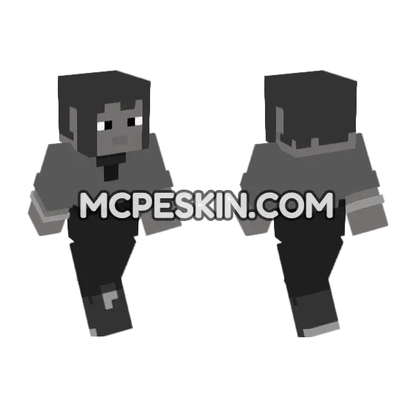 Dummy Efe Slim Minecraft Bedrock skin, front and back