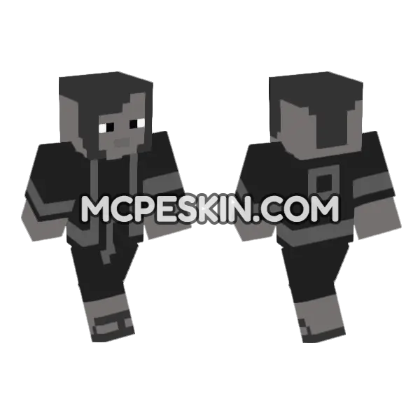 Dummy Kai Minecraft Bedrock skin, front and back