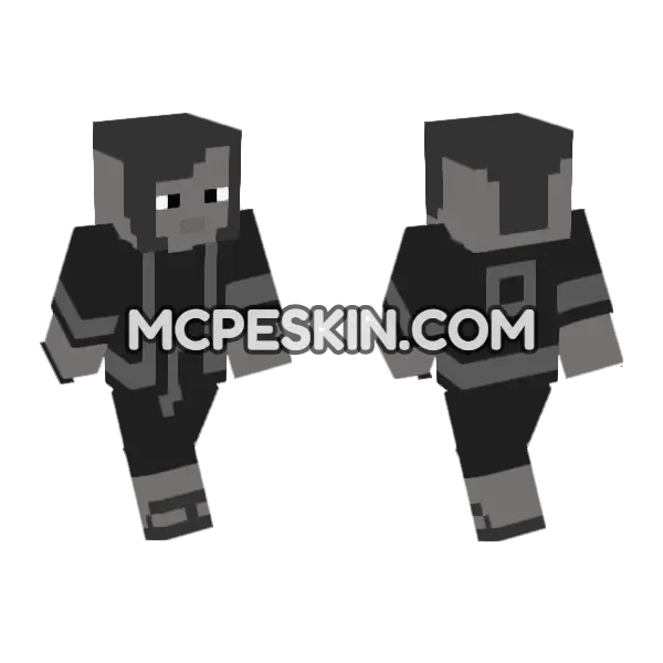 Dummy Kai Slim Minecraft Bedrock skin, front and back
