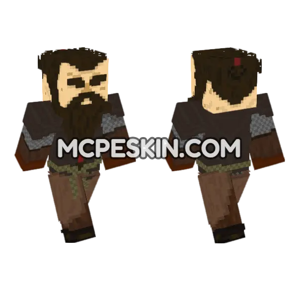 Dwarf Warrior, front and back