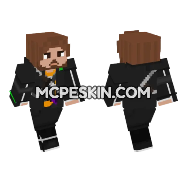 Dying Light 2 Character Skin Minecraft Bedrock skin, front and back