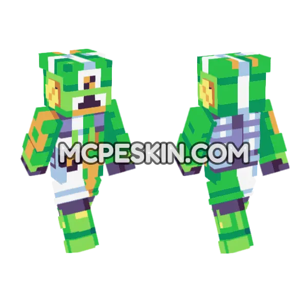 Edison Skin Minecraft Bedrock skin, front and back