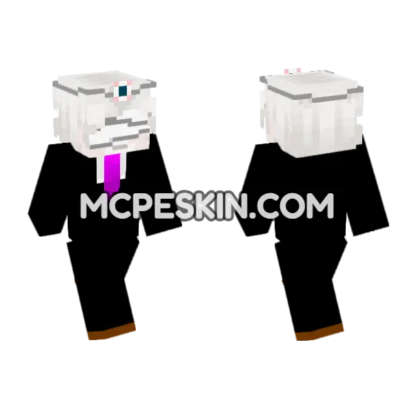 Eggchan 6758748 Minecraft Bedrock skin, front and back
