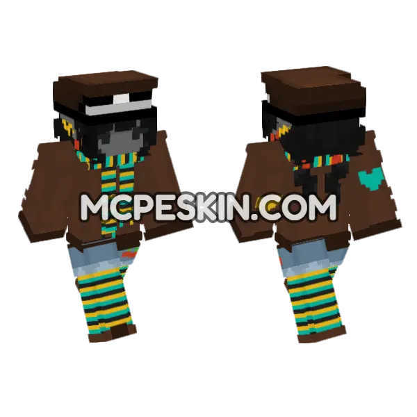 Egyptian Pharaoh Outfit, front and back