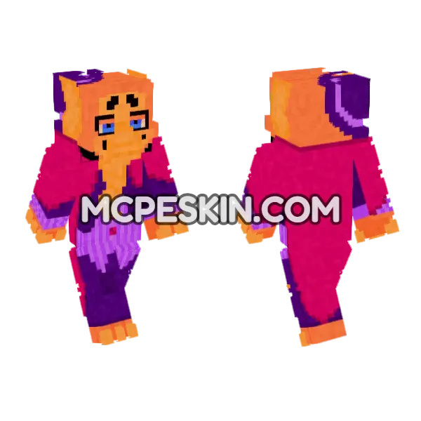 Elephant 6886311 Minecraft Bedrock skin, front and back