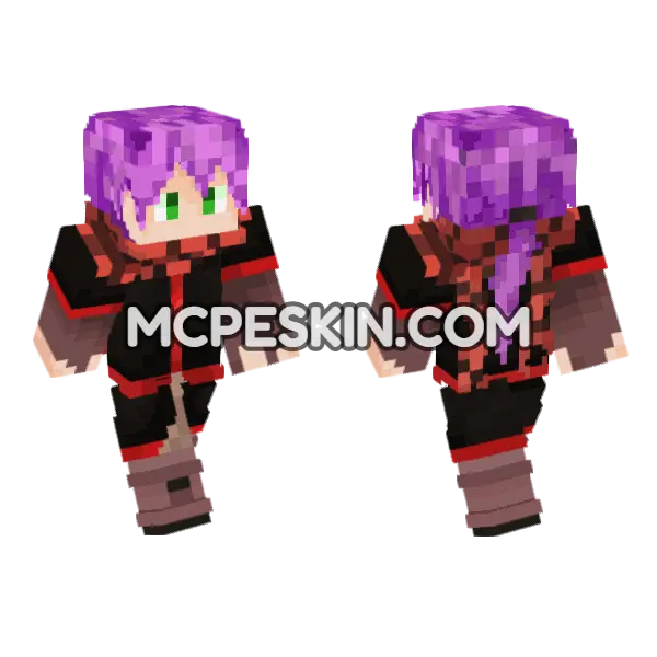 Elestialhd Marvel Viva Fantasy Minecraft Bedrock skin, front and back