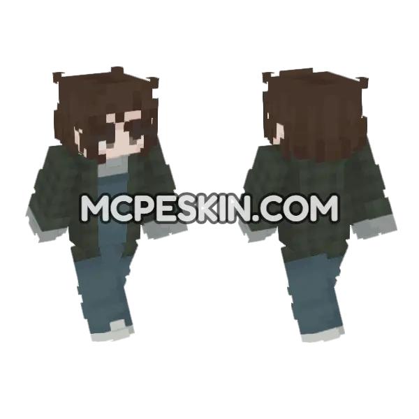 Eleven Season 2 Minecraft Bedrock skin, front and back