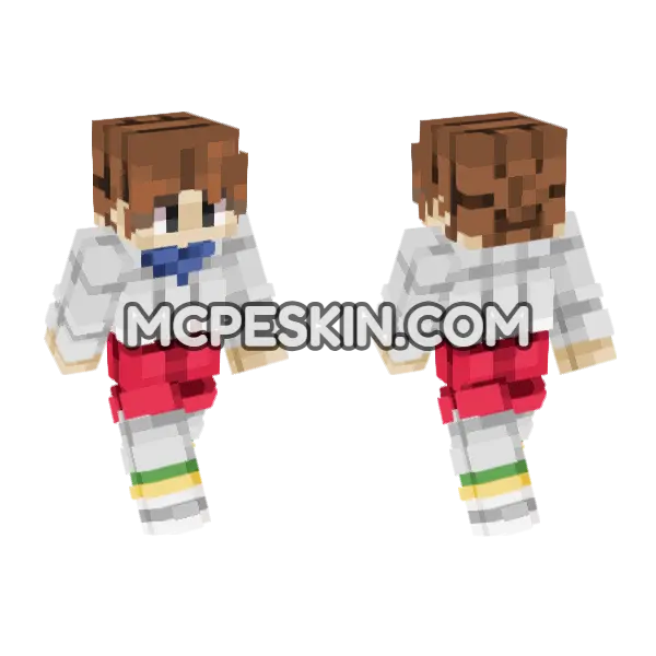 Eleven Season 5 Minecraft Bedrock skin, front and back