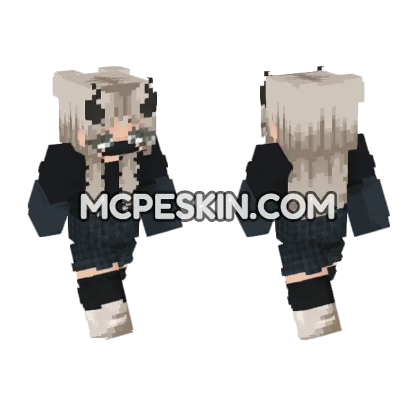 Elise Minecraft Bedrock skin, front and back