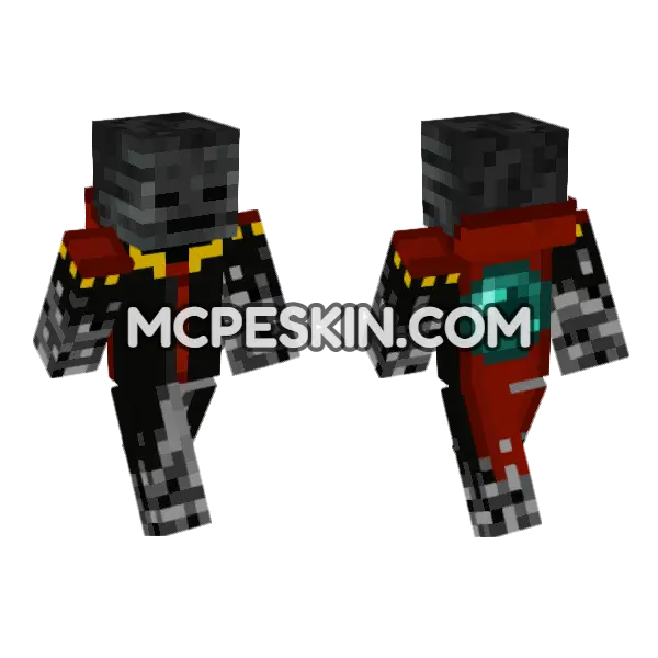 Elrichmc Skin Minecraft Bedrock skin, front and back