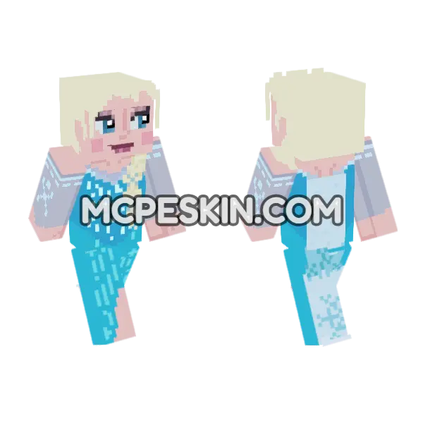 Elsa From Frozen, front and back