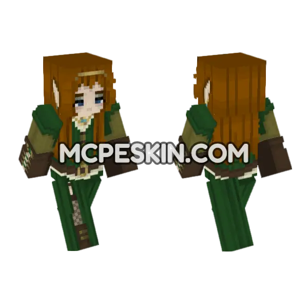 Elven Queen, front and back