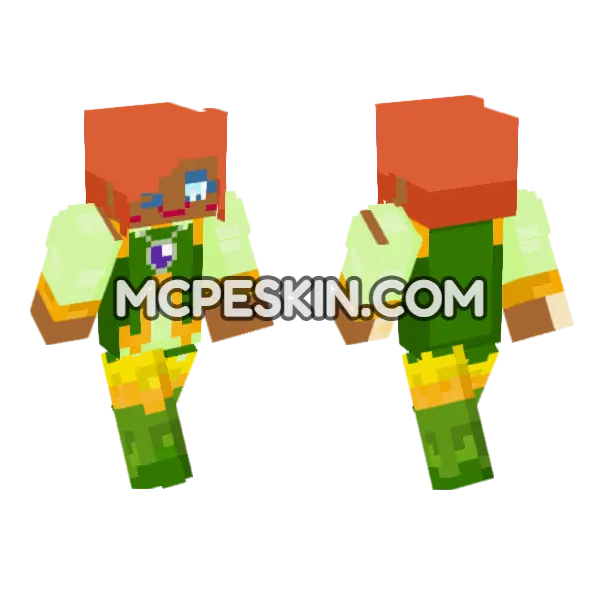 Emerald Sorcerer, front and back