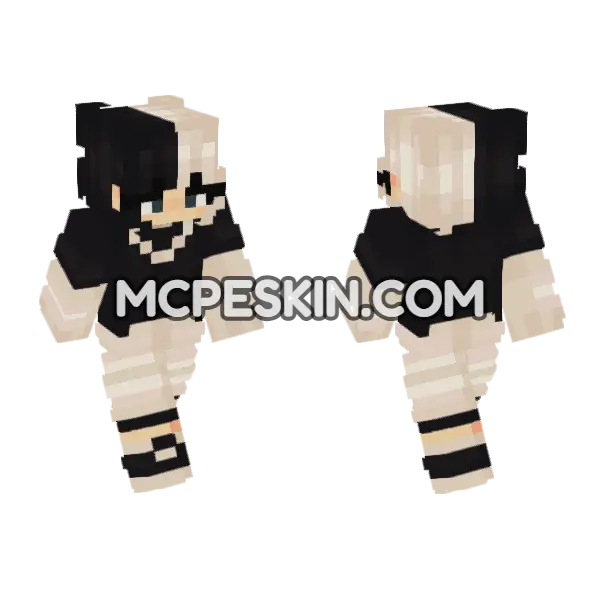 Emma Minecraft Bedrock skin, front and back