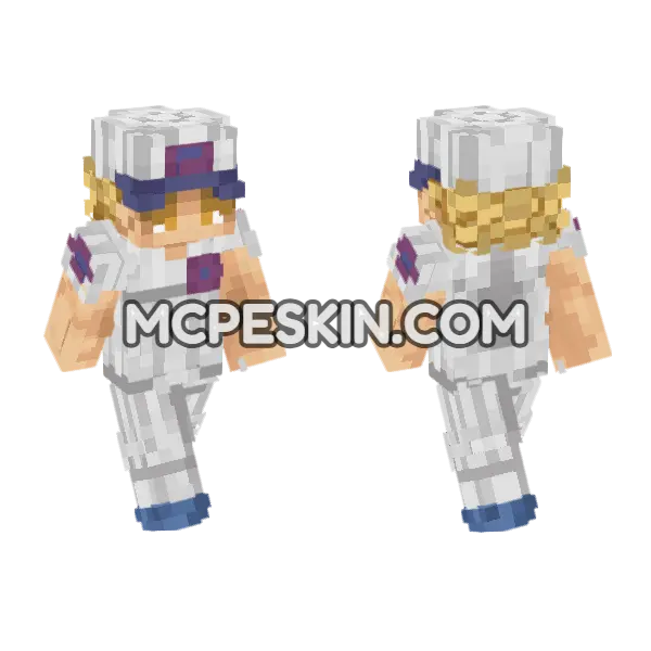Emporio Alnino Minecraft Bedrock skin, front and back