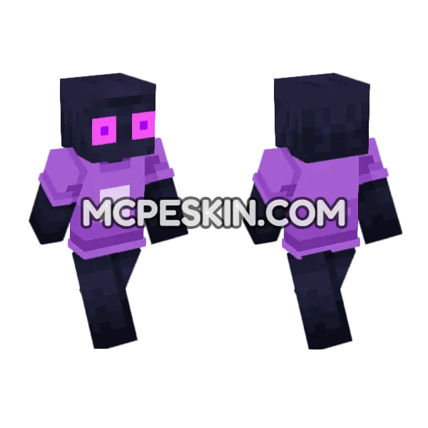 Endie Skin Minecraft Bedrock skin, front and back