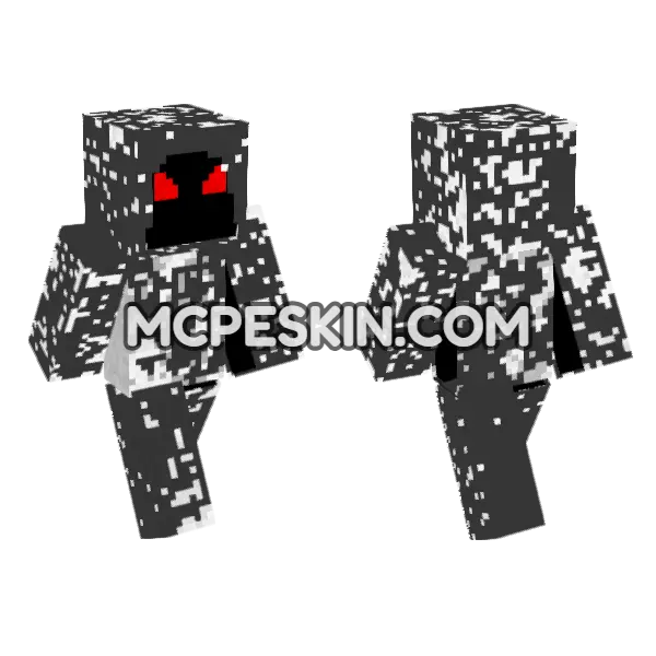 Ent 303 Minecraft Bedrock skin, front and back