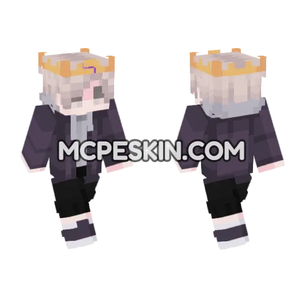 Eric Alex Minecraft Bedrock skin, front and back