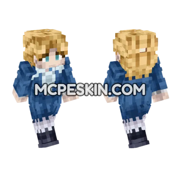 Erina Pendleton Minecraft Bedrock skin, front and back