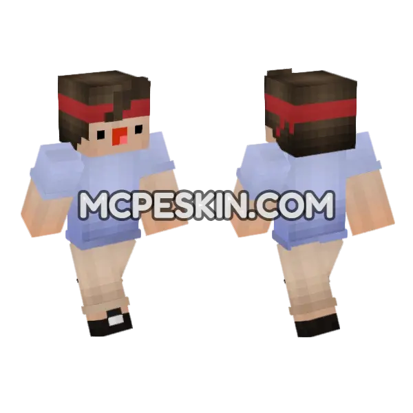Ermakzane Skin Minecraft Bedrock skin, front and back