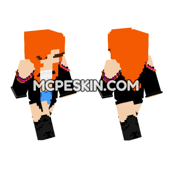 Even Better You D Minecraft Bedrock skin, front and back