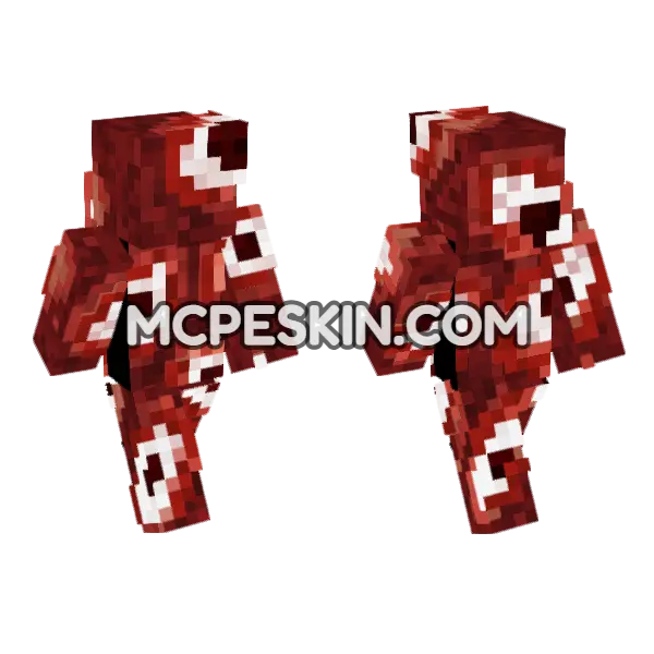 Eyes Skin Minecraft Bedrock skin, front and back