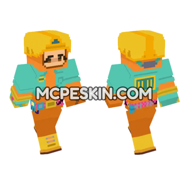 Fall Guys Digital Outfit, front and back