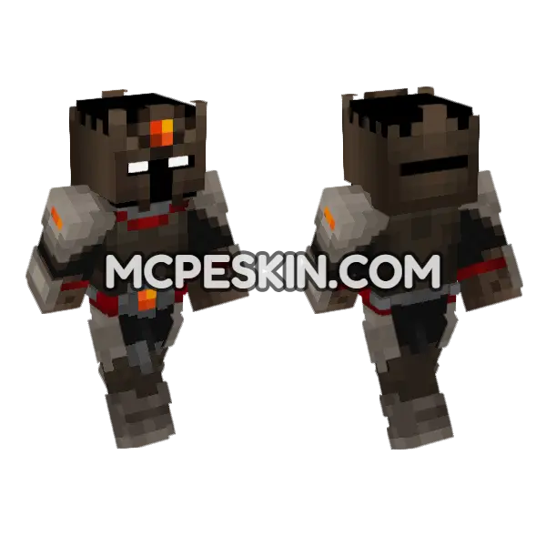 Farfadox Minecraft Bedrock skin, front and back