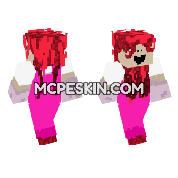 Farmer Girl 6870540 Minecraft Bedrock skin, front and back