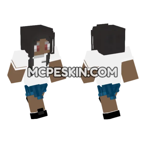 Felina Minecraft Bedrock skin, front and back