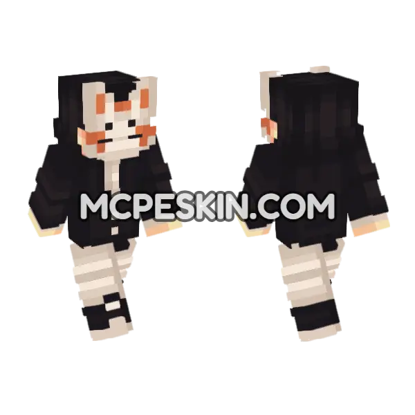 Felix The Cat Skin Minecraft Bedrock skin, front and back