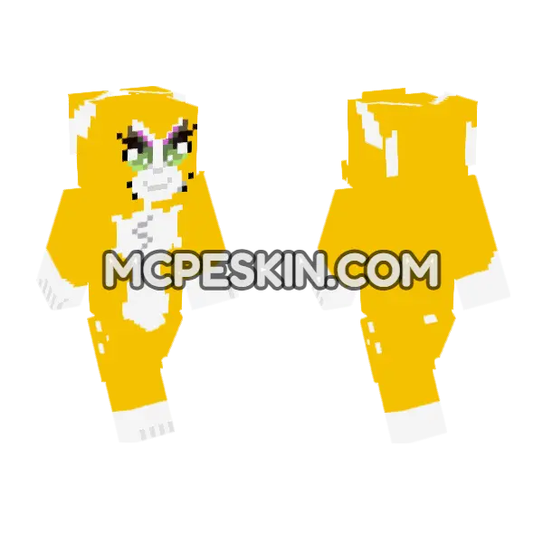 Fidget 4899594 Minecraft Bedrock skin, front and back