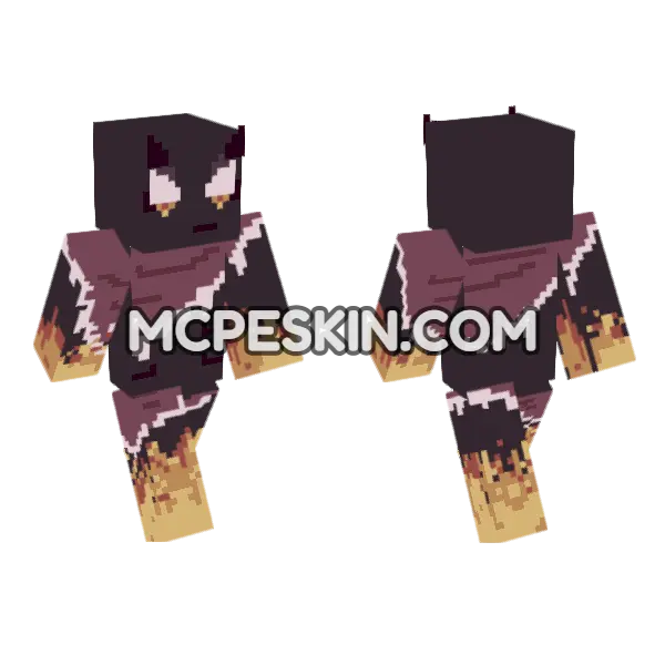 Fiery Demon, front and back
