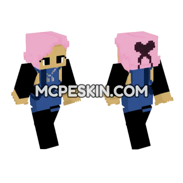 Fightro Brando Skin Minecraft Bedrock skin, front and back