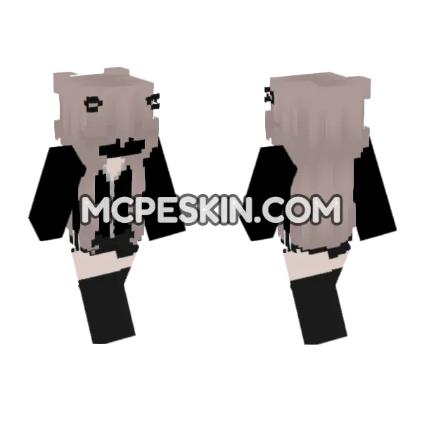 First Skin After Break Minecraft Bedrock skin, front and back