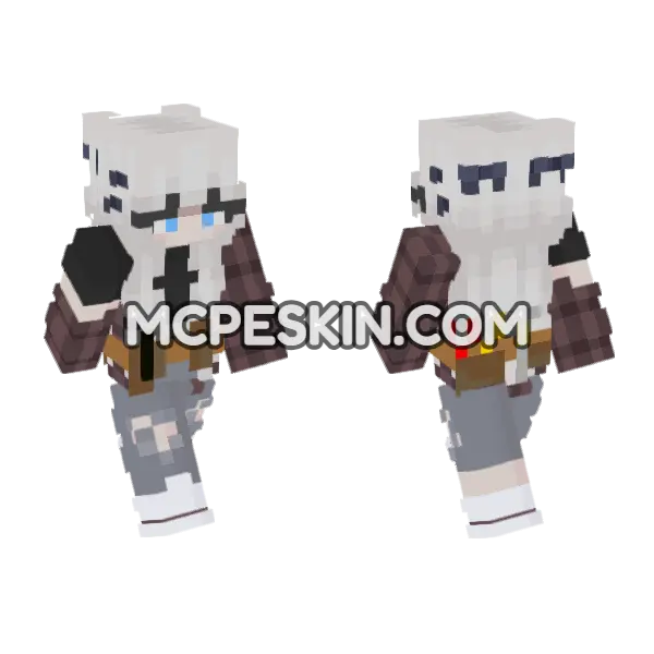 Flowedge Skin Minecraft Bedrock skin, front and back