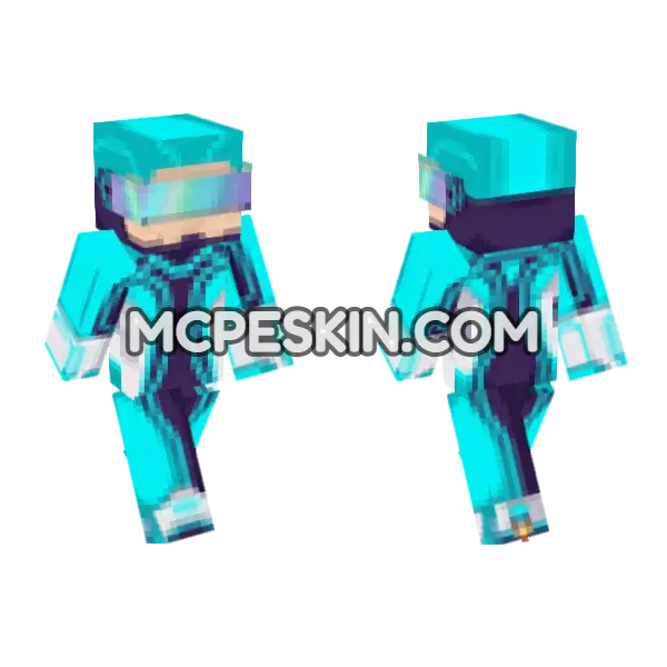 Flux Skin Minecraft Bedrock skin, front and back