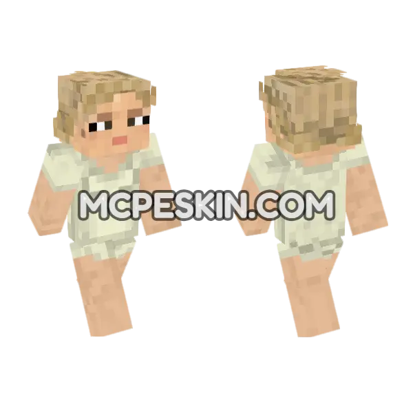 Fmu11 Girl Minecraft Bedrock skin, front and back