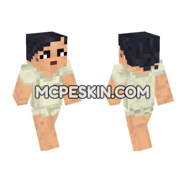 Fmu13 Girl Outfit Minecraft Bedrock skin, front and back