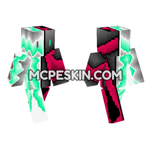 Follyminty Yep Thats Me Minecraft Bedrock skin, front and back
