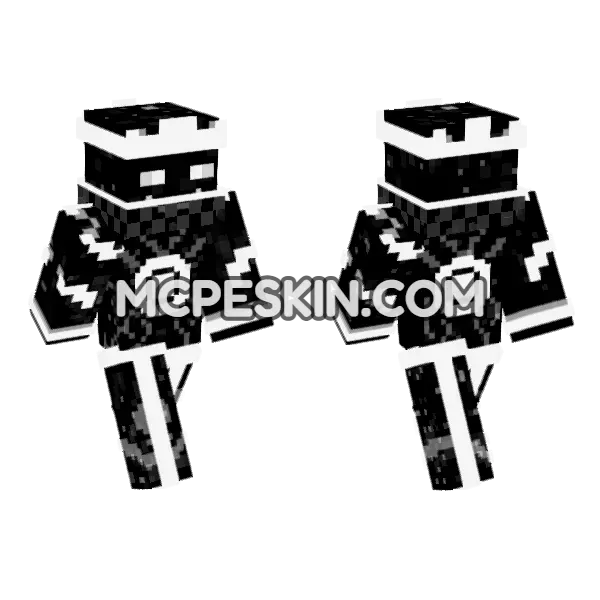 For Friend 6974184 Minecraft Bedrock skin, front and back