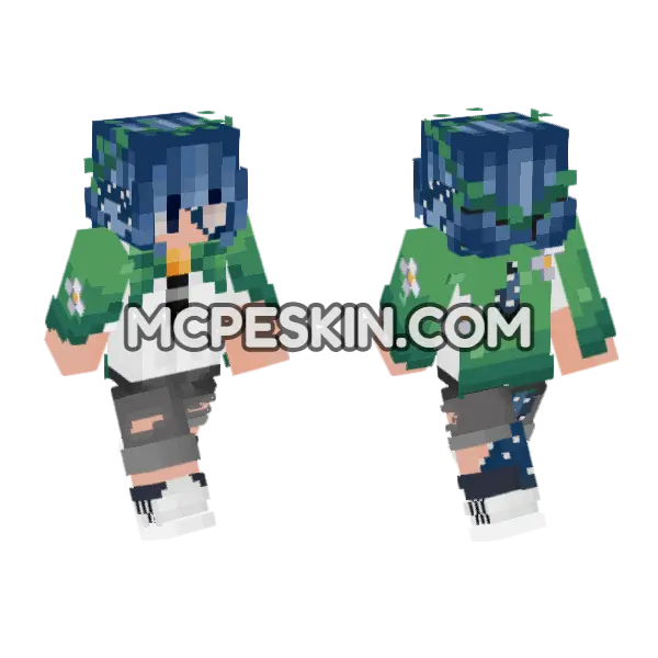 Forest Nymph Outfit, front and back