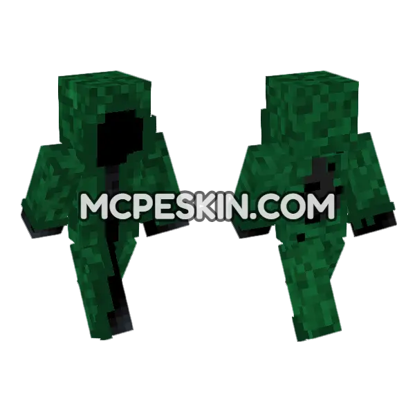 Forest Soul Minecraft Bedrock skin, front and back
