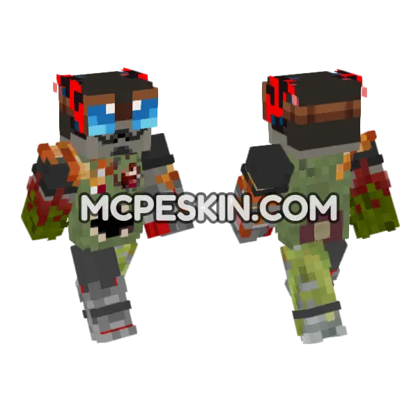 Frankenmine's Monster Springy, front and back